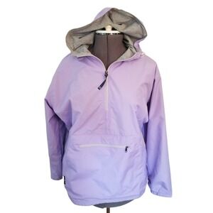 Charles River Apparel Rain Women’s Jacket purple Size‎ L pit to pit 24 in NWT